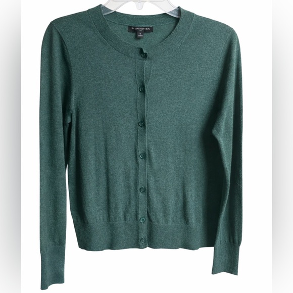 Banana Republic Forever Classic Crewneck Cardigan XS - Picture 13 of 17